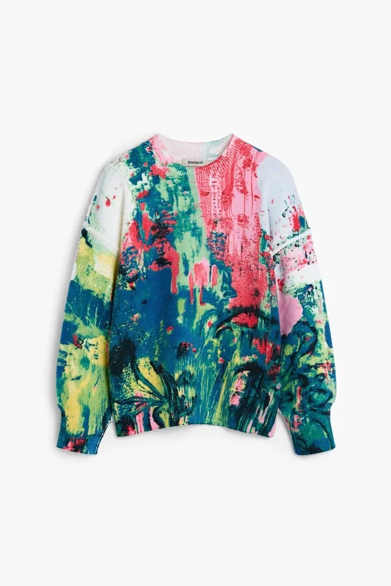Arty Printed Sweater Arty Printed Sweater