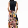Šaty bez rukávů s potiskem Šaty bez rukávů s potiskem