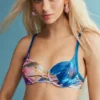 Bikini top s lesklým efektem Bikini top s lesklým efektem
