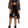 Etnické kimono s třásněmi