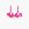 Fuchsiové bikiny s mušličkami