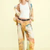 Hybridní kalhoty s potiskem Hybridní kalhoty s potiskem