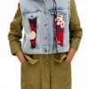 Hybridní parka 2 v 1 s výšivkou