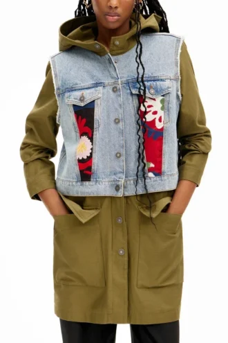 Hybridní parka 2 v 1 s výšivkou