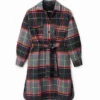 Kabát ve stylu overshirt s tartanovým vzorem Kabát ve stylu overshirt s tartanovým vzorem