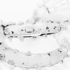 Křišťálové kruhové náušnice Zalio Křišťálové kruhové náušnice Zalio