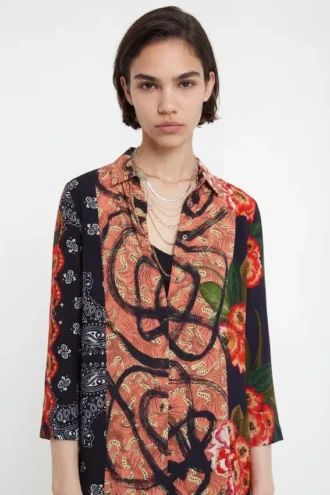 Košile v orientálním boho stylu