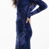 Květinové midi šaty Květinové midi šaty