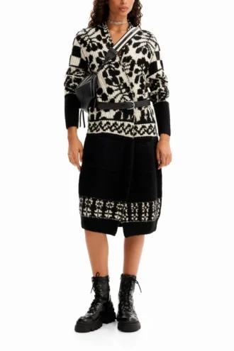 M. Christian Lacroix Oversize dlouhý kardigan M. Christian Lacroix Oversize dlouhý kardigan
