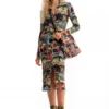 M. Christian Lacroix Tapestry Midi šaty