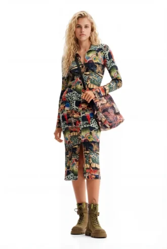 M. Christian Lacroix Tapestry Midi šaty