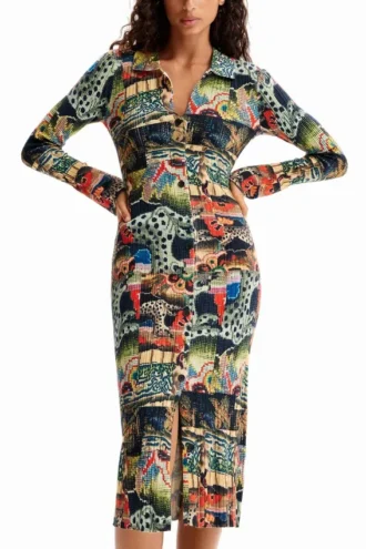 M. Christian Lacroix Tapestry Midi šaty