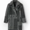 Na míru šitý vlněný kabát s Patchwork vzorem Na míru šitý vlněný kabát s Patchwork vzorem