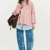 Oversize mikina s kapucí