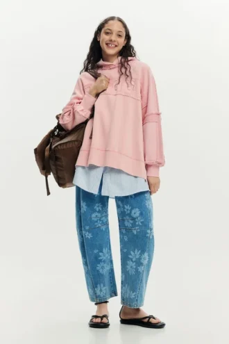 Oversize mikina s kapucí
