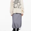 Oversized mikina s květinovým potiskem Oversized mikina s květinovým potiskem