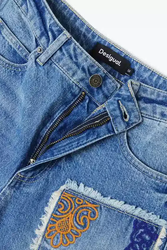 Patchworkové džíny Patchworkové džíny