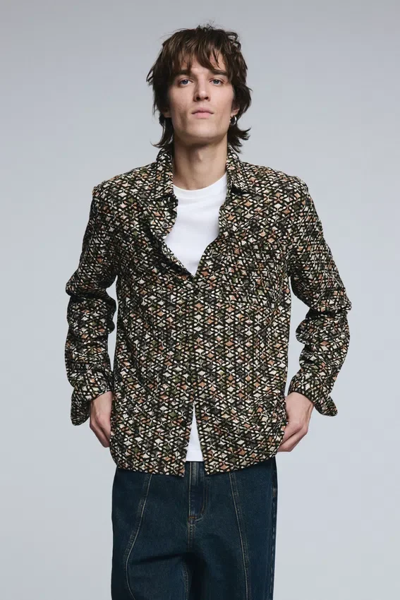 Pánská košile Jacquard Pánská košile Jacquard