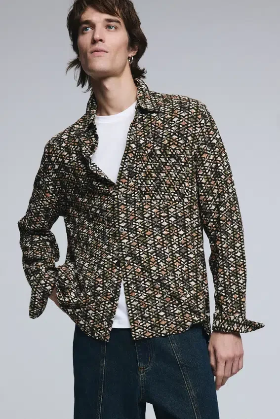 Pánská košile Jacquard Pánská košile Jacquard