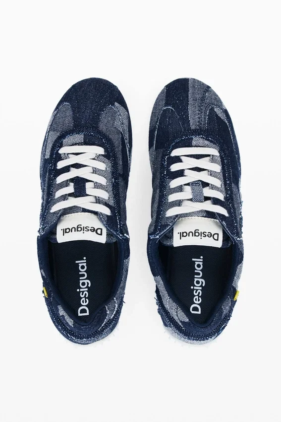 Tenisky s denimovým Patchworkem Tenisky s denimovým Patchworkem