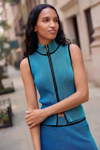 Tričko Zip-Knit