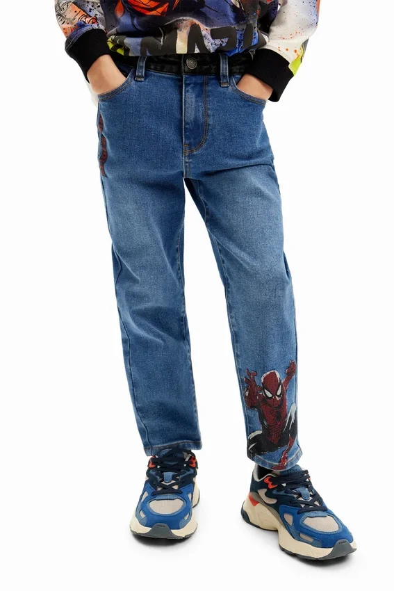 Vyšívané džíny se Spidermanem Vyšívané džíny se Spidermanem